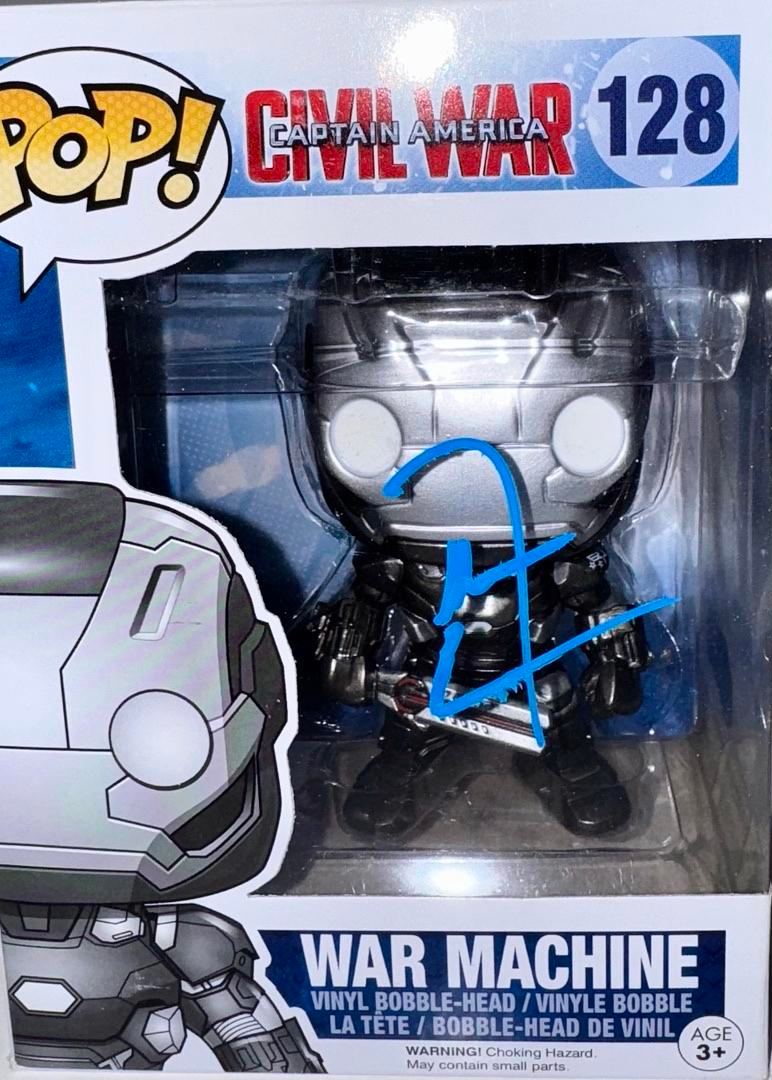 Don Cheadle Signed Funko Pop #128 (Avengers Civil War) - Beckett COA